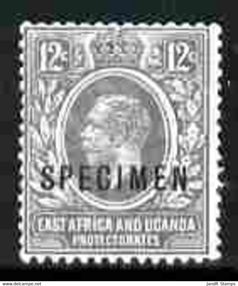 Kenya, Uganda & Tanganyika 1921-22 KG5 12c Script CA Overprinted SPECIMEN Fresh With Gum SG 69s (only About 400 Produced - Altri & Non Classificati