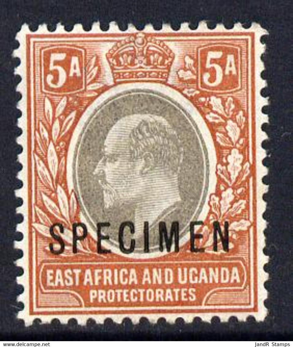 Kenya, Uganda & Tanganyika 1903-04 KE7 Crown CA 5a Overprinted SPECIMEN Fine With Gum Only About 730 Produced SG 7s - Andere & Zonder Classificatie