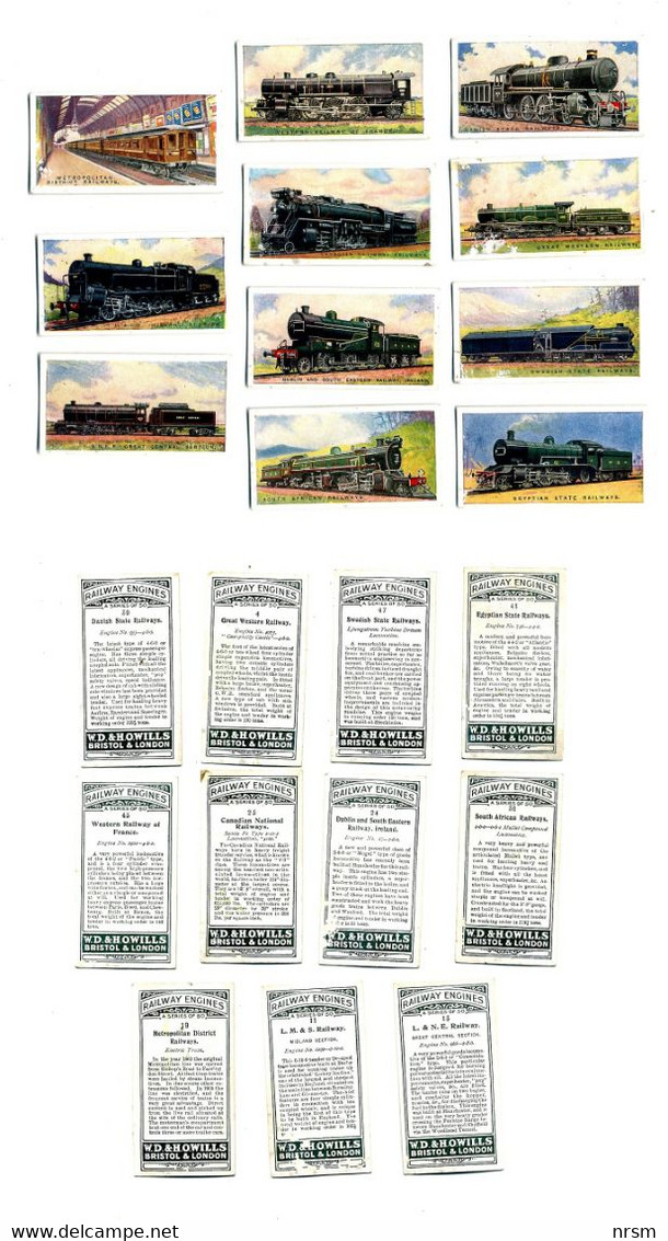 Images Cigarettes WD & HO Wills / Bristol - London / Série Trains - Collections