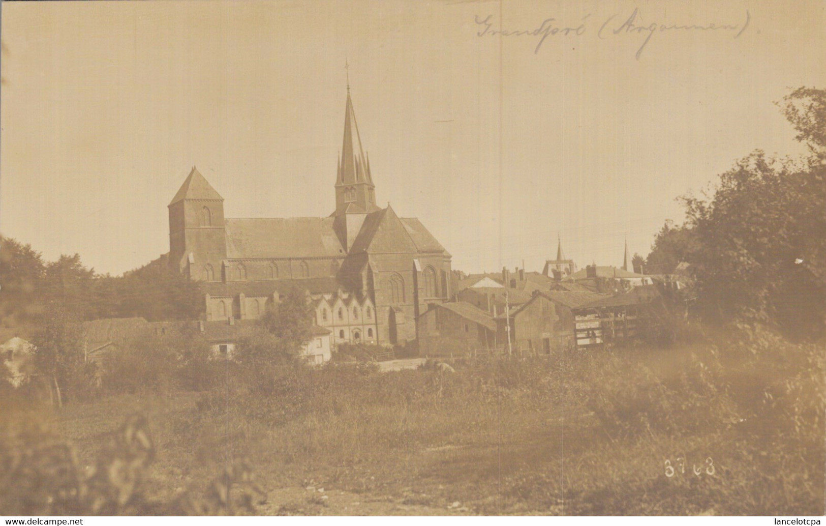 08 - GRANDPRE / CARTE PHOTO ALLEMANDE - Autres & Non Classés