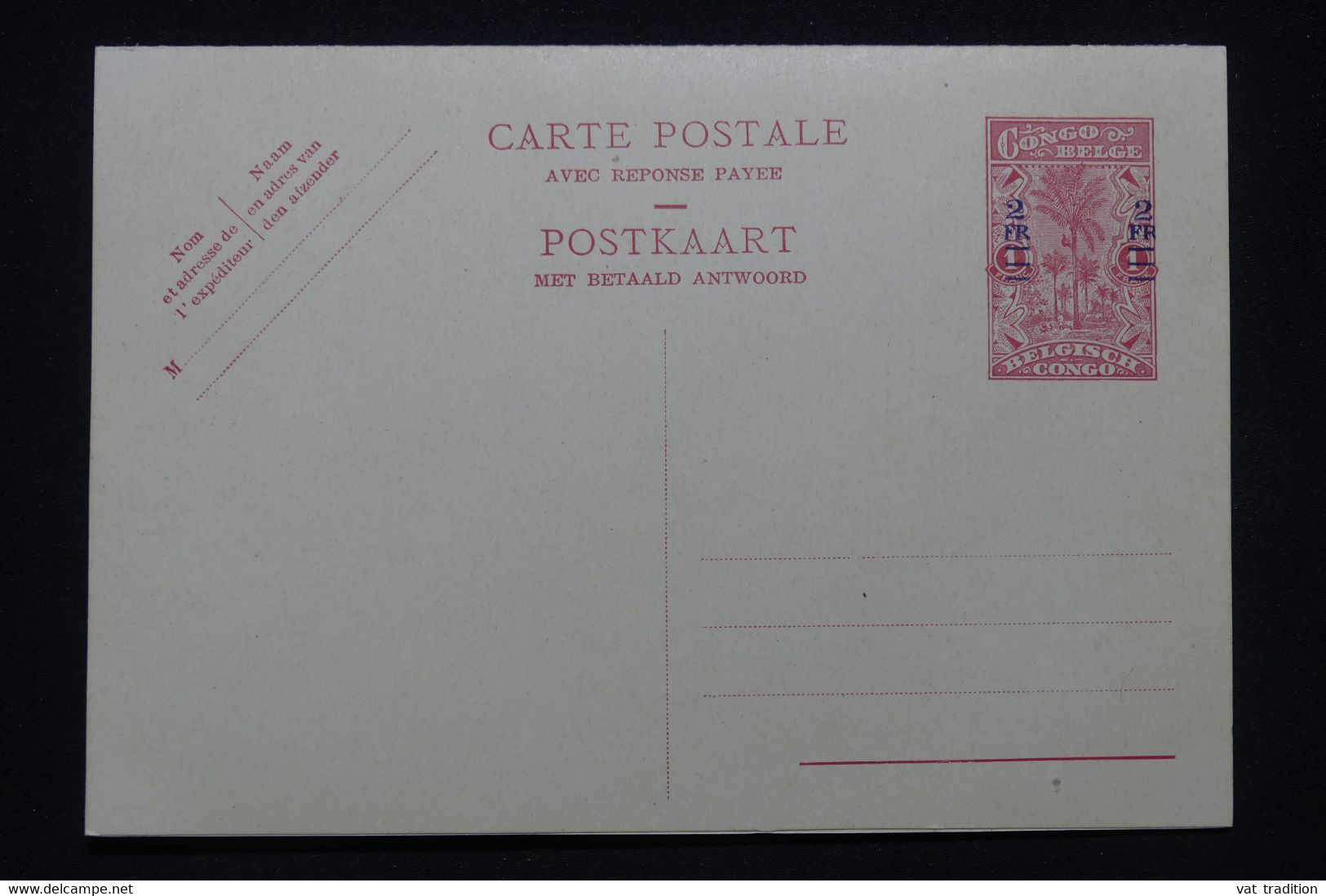 RUANDA URUNDI - Entier Postal Surchargé Avec Réponse, Non Circulé - L 100231 - Stamped Stationery