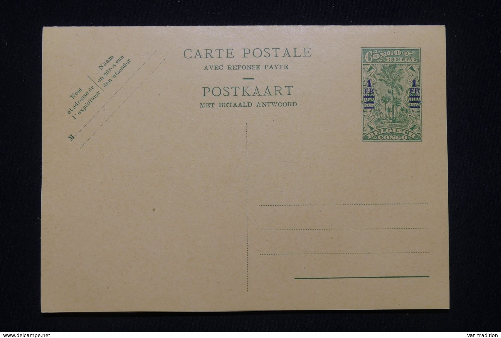 RUANDA URUNDI - Entier Postal Surchargé Avec Réponse, Non Circulé - L 100232 - Stamped Stationery