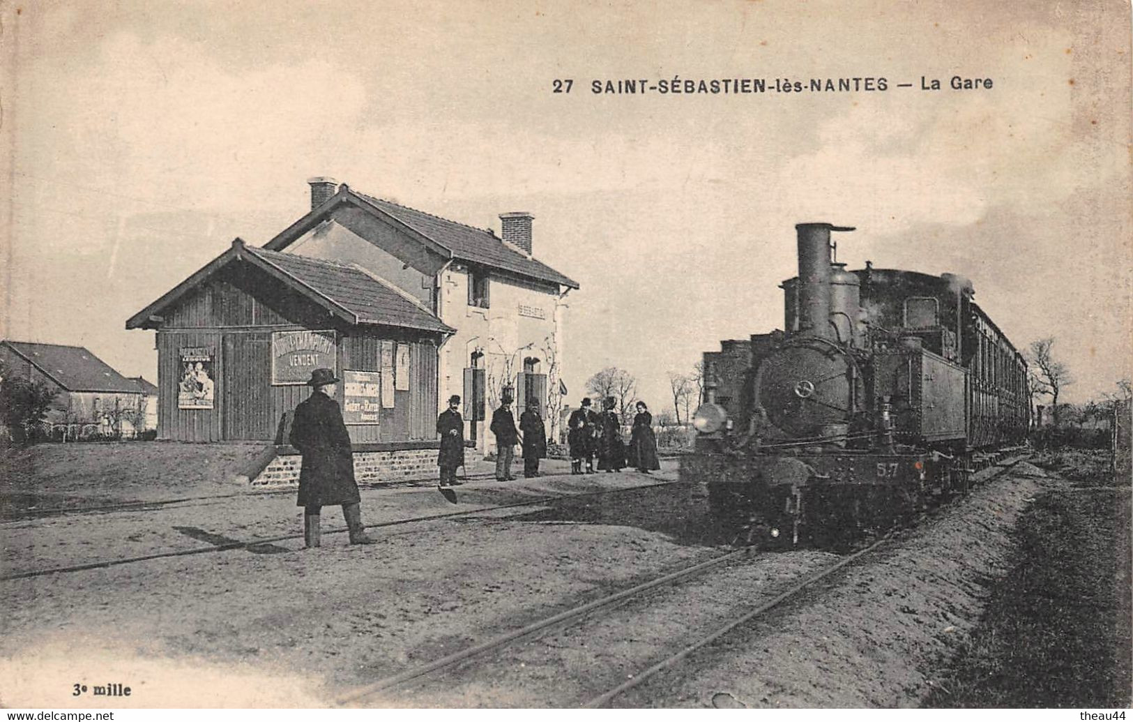 ¤¤    -   SAINT-SEBASTIEN-sur-LOIRE   -  La Gare  -  Le Train  -  Chemin De Fer    -  ¤¤ - Saint-Sébastien-sur-Loire