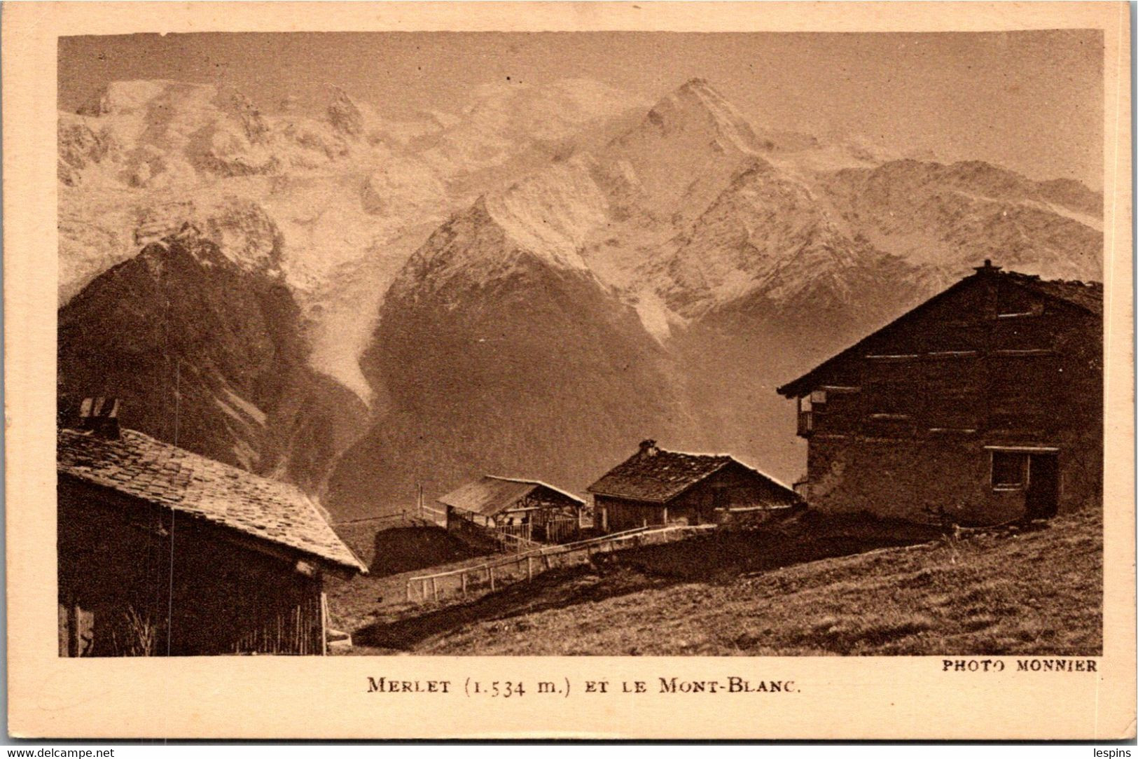 74 - MERLET ( 1.534m. ) Et Le Mont Blanc - Messery