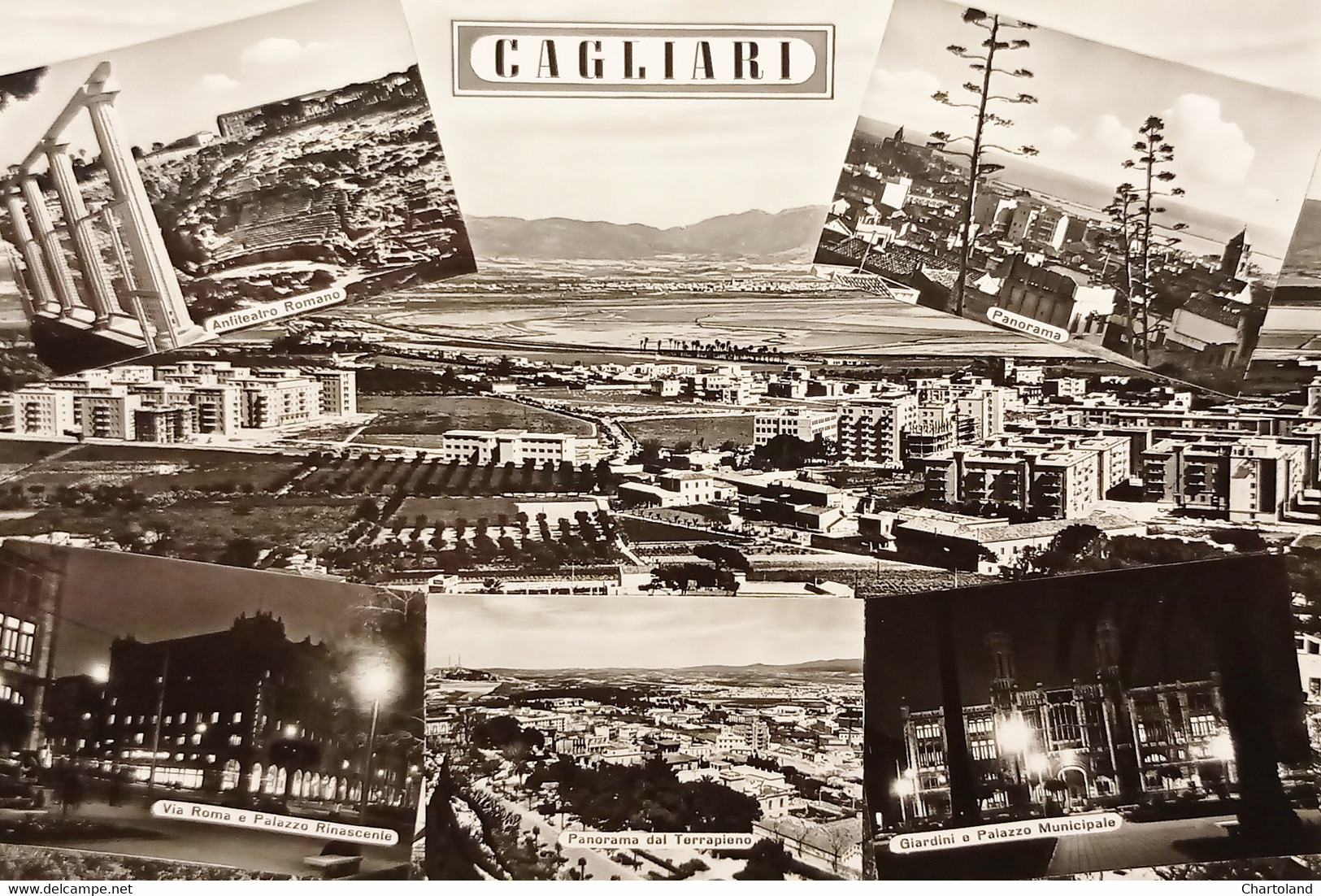 Cartolina - Cagliari - Vedute Diverse - 1955 Ca. - Cagliari
