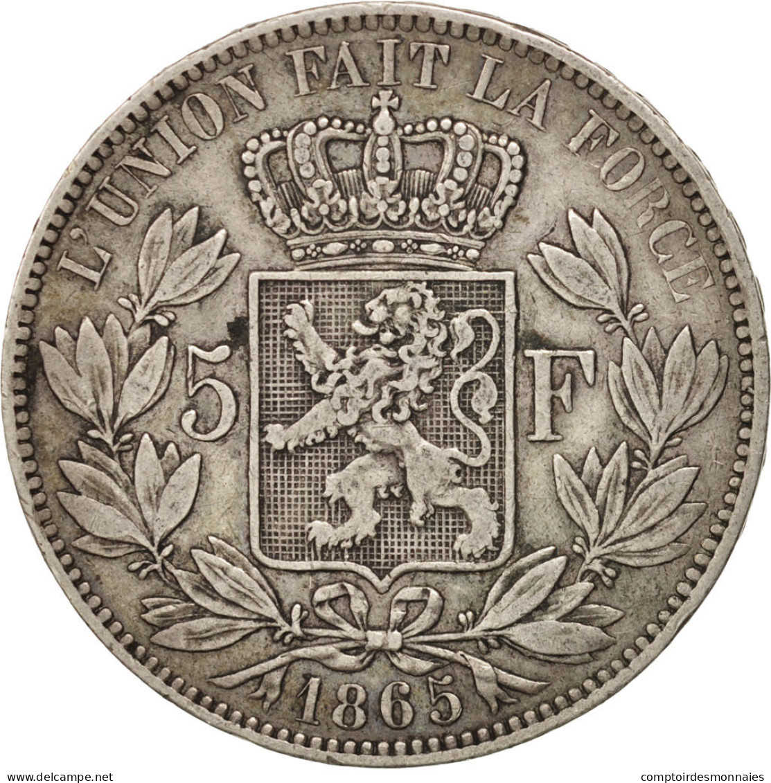 Monnaie, Belgique, Leopold I, 5 Francs, 5 Frank, 1965, Bruxelles, TTB, Argent - 5 Francs