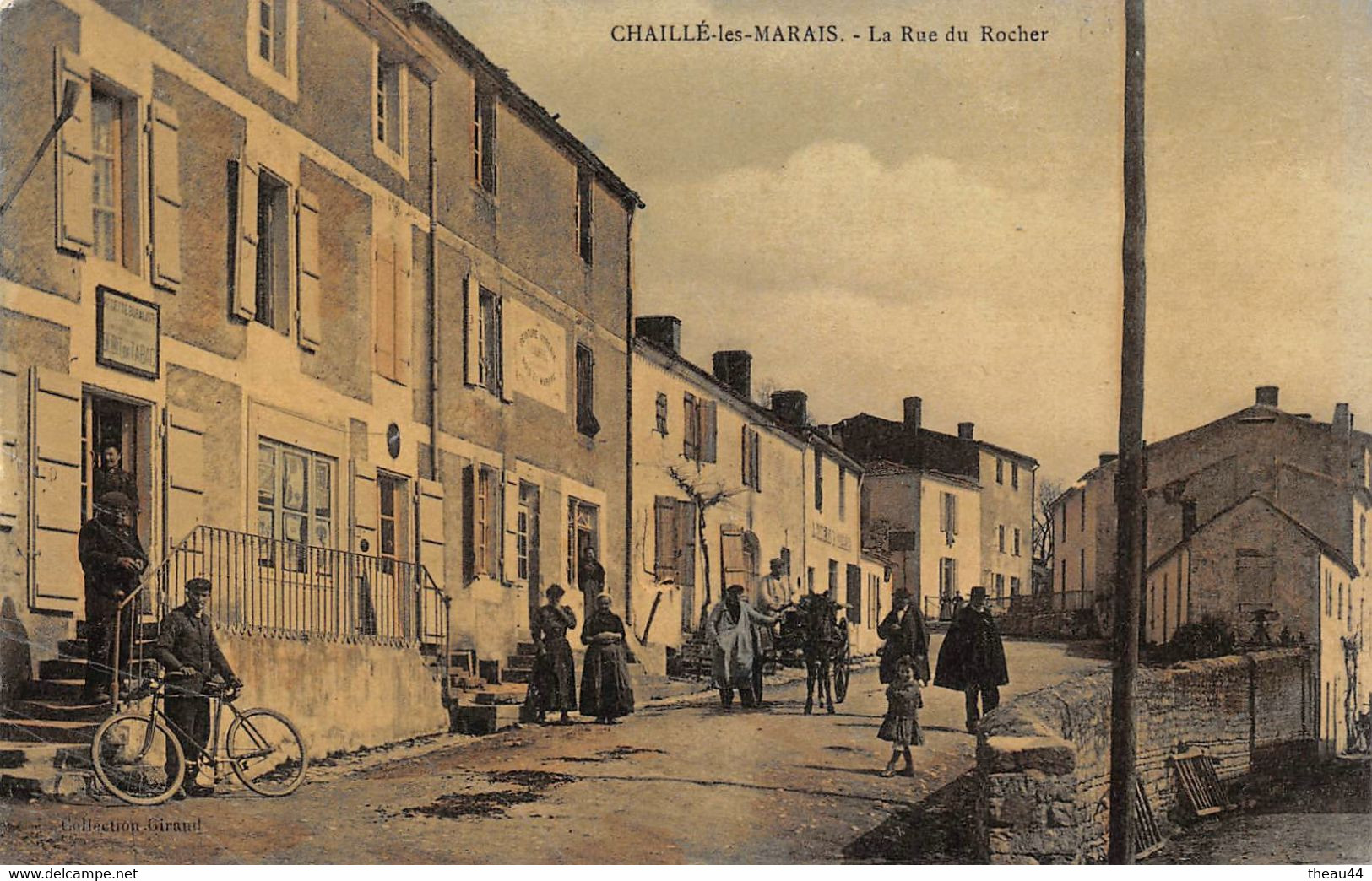 ¤¤  -  CHAILLE-les-MARAIS   -  La Rue Du Rocher    -   ¤¤ - Chaille Les Marais
