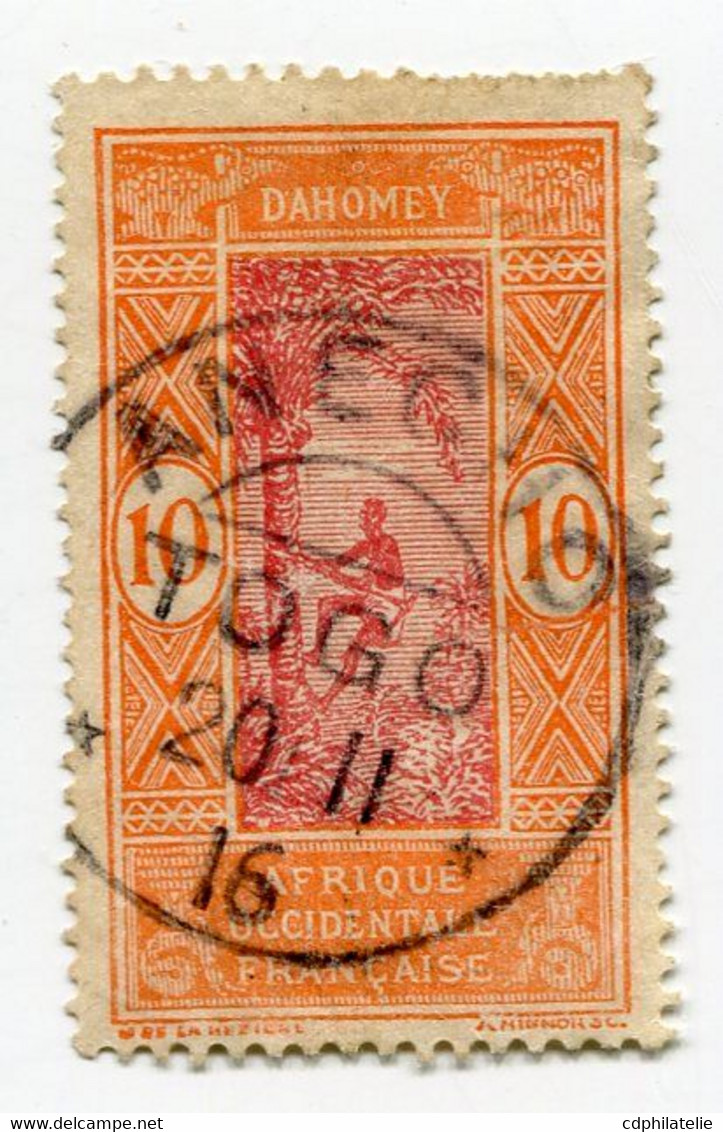 TOGO / DAHOMEY N°47 AVEC CACHET ALLEMAND " ANECHO TOGO 20 II 16 "   ( Signé CALVES ) - Oblitérés