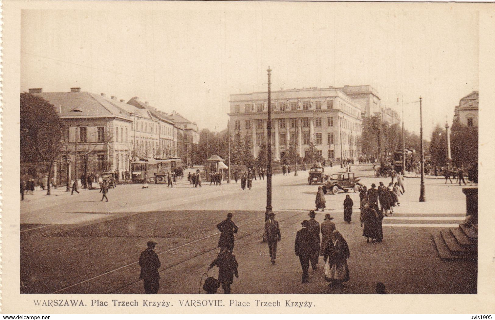 Warszawa.Trzech Krzyzy Square. - Polonia