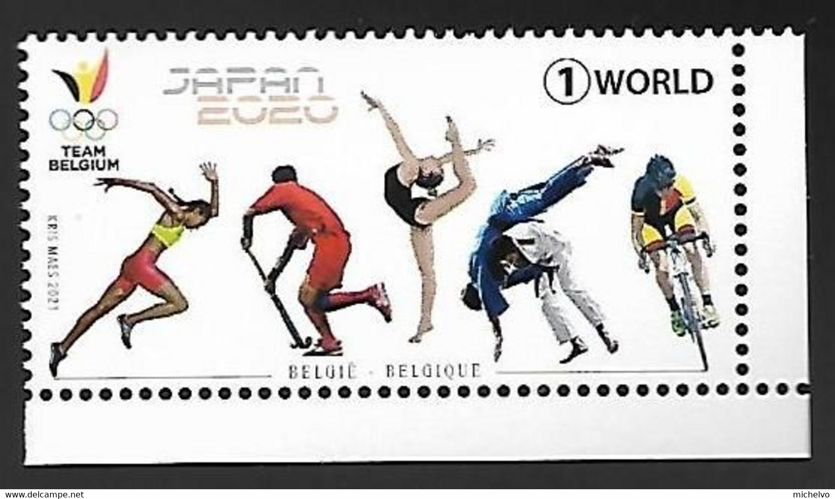 Belg. 2021 - Jeux Olympiques (Japon) ** - Unused Stamps