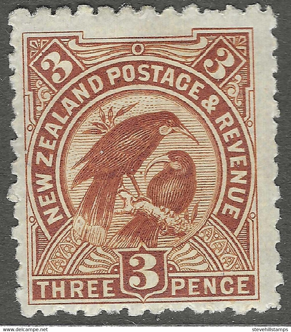 New Zealand. 1899-1903 Definitives. 3d MH. P11. No W/M. SG 261 - Ungebraucht