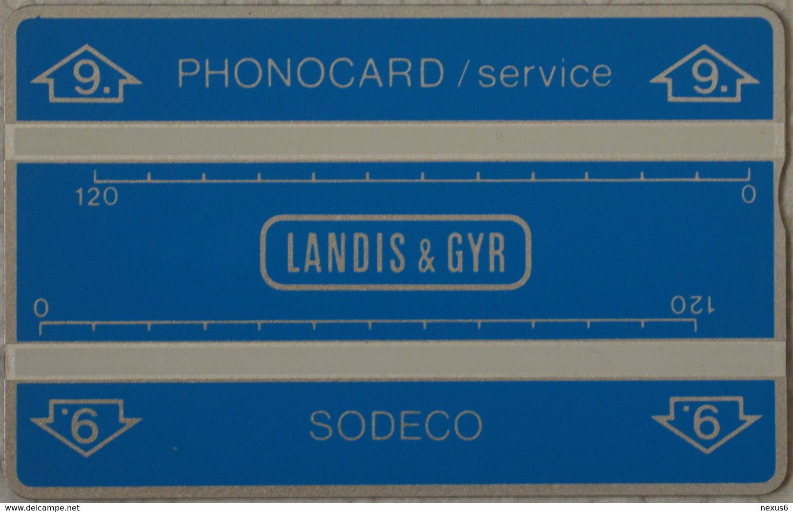 Netherlands - L&G Service Card - Blue Phonocard Sodeco, Str. 9, Cn. 002D - 02.1990, 240Units, Mint - [4] Test- U. Dienstkarten