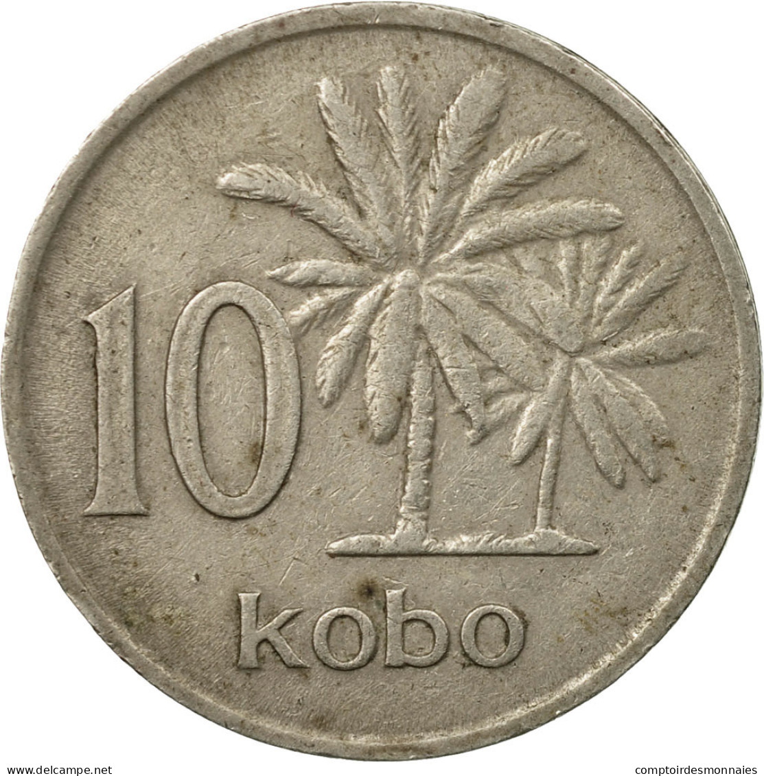 Monnaie, Nigéria, Elizabeth II, 10 Kobo, 1976, TB+, Copper-nickel, KM:10.1 - Nigeria