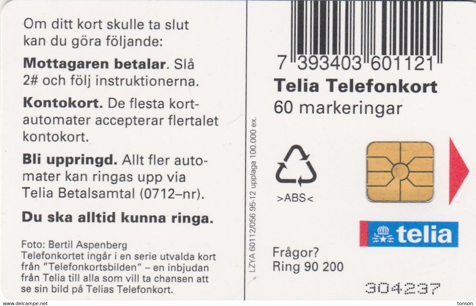 Sweden, 60.056, Fjärilar, Butterfly, 2 Scans. - Farfalle