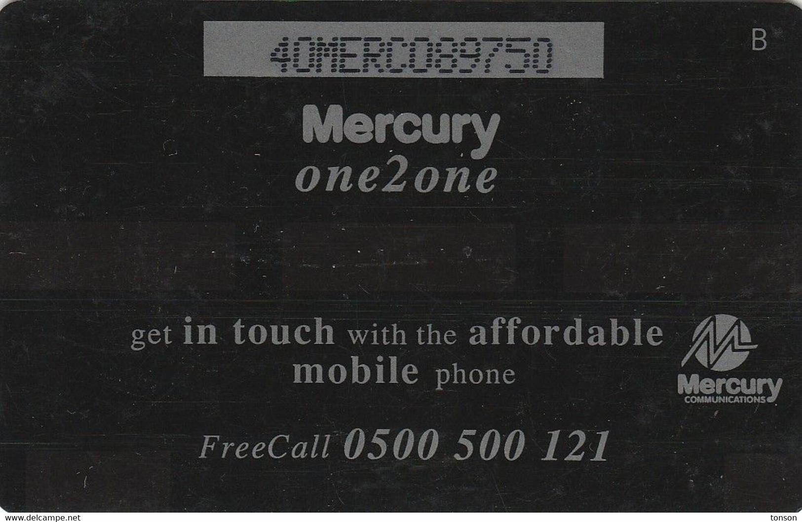 Mercury, MER434E, Butterfly (Mercury One2One), 2 Scans.   40MERC - Papillons