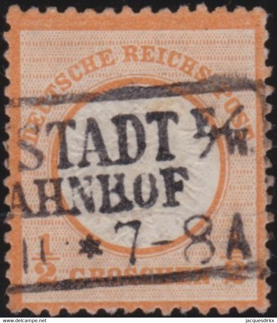 Deutsches Reich   .    Michel   .   18     .    .     O        Gebraucht - Used Stamps