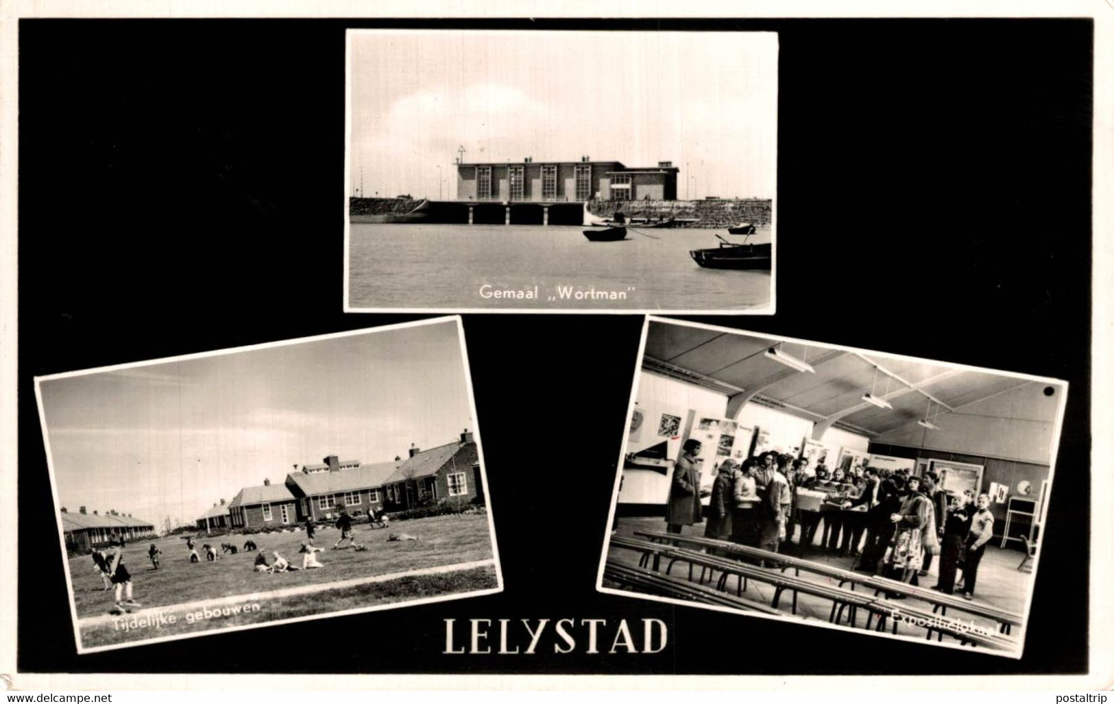 LELYSTAD  GEMAAL WORTMAN  TIJDELIJKE GEBOUWEN    FLEVOLAND  HOLLAND HOLANDA NETHERLANDS - Lelystad