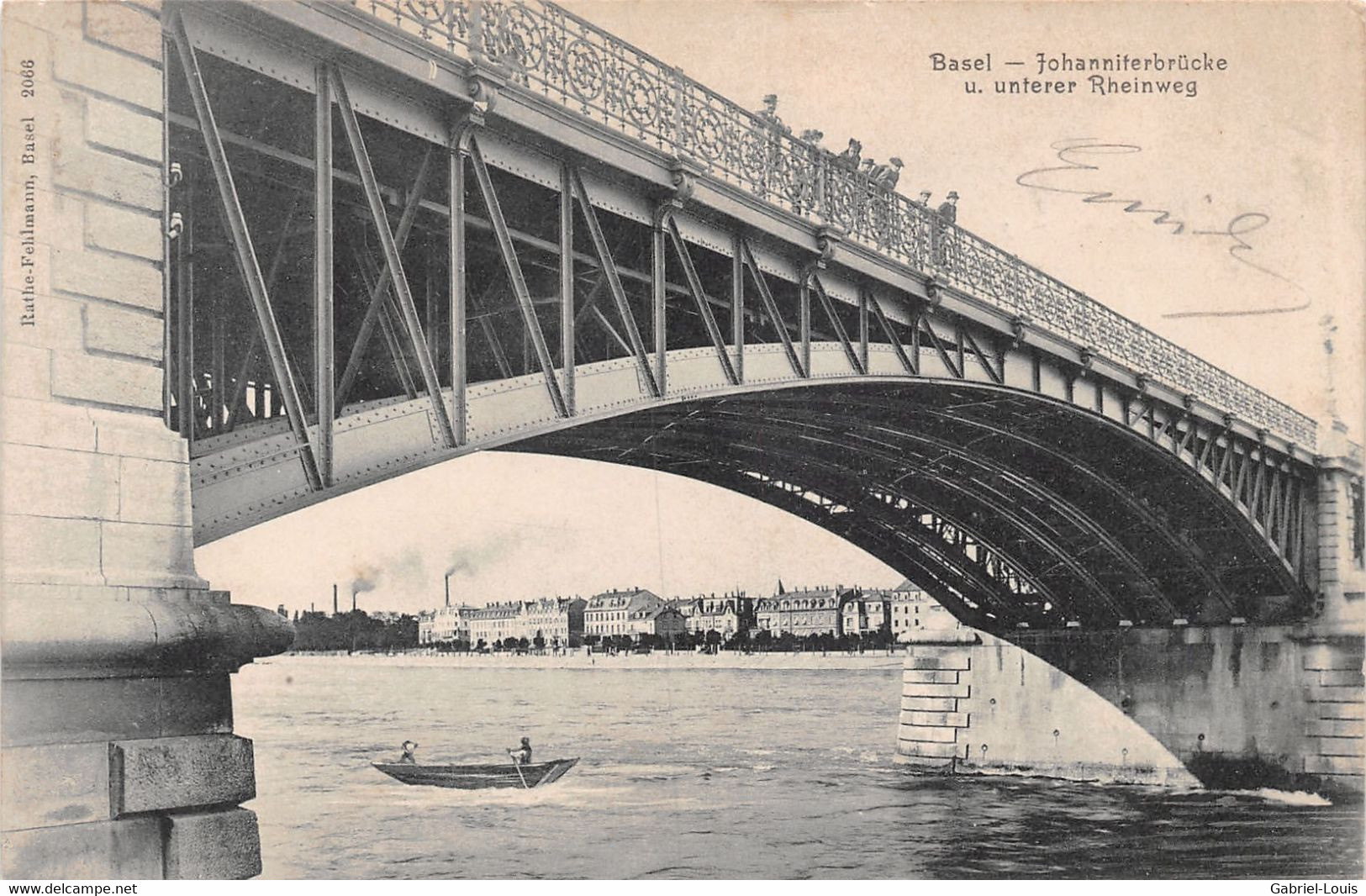 Basel Johanniterbrücke U. Unterer Rheinweg - Bazel