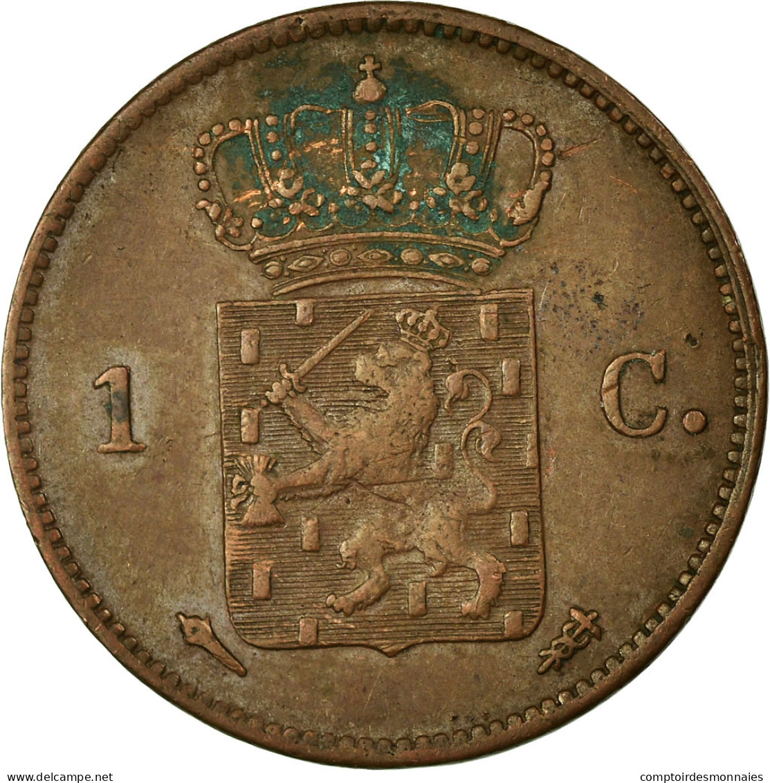 Monnaie, Pays-Bas, William I, Cent, 1823, TTB, Cuivre, KM:47 - 1815-1840: Willem I.