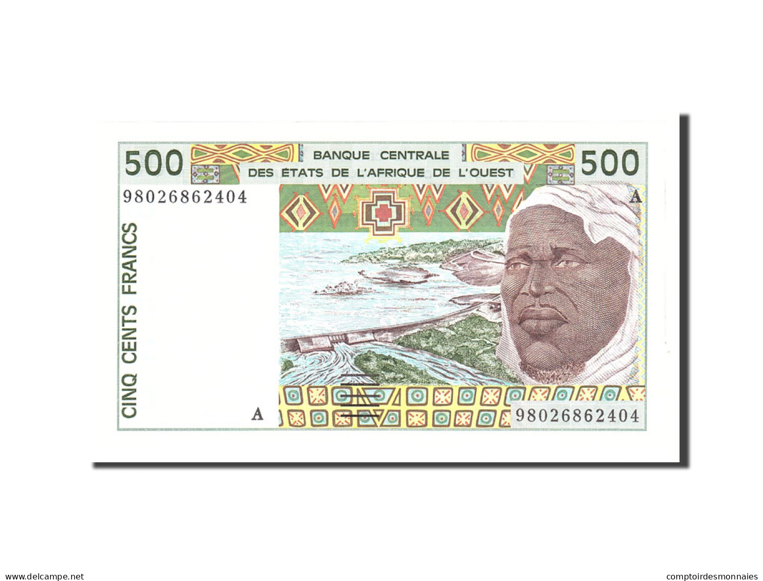 Billet, West African States, 500 Francs, 1997, Undated, KM:910Sa, NEUF - West-Afrikaanse Staten