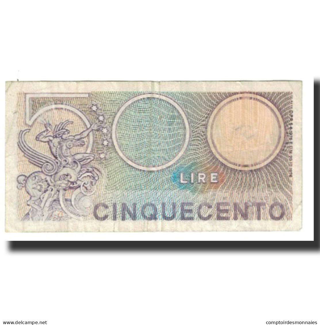 Billet, Italie, 500 Lire, 1976, 1976-12-20, KM:94, TTB - 500 Liras