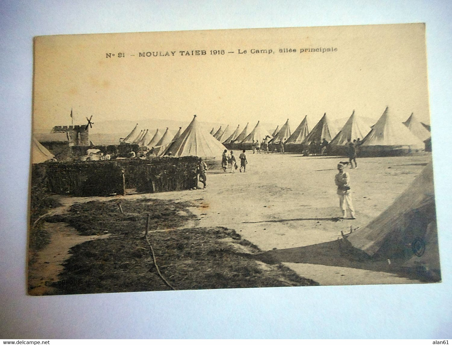 CPA MAROC MOULAY TAIEB 1916 LE CAMP ALLEE PRINCIPÄLE - Otros & Sin Clasificación