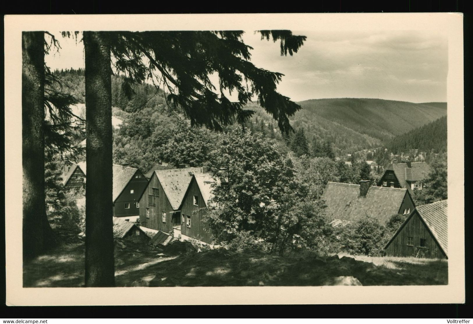 DDR AK Kleinformat 1954 Kurort Bärenfels Im Ost Erzgebirge,private Häuser - Kipsdorf