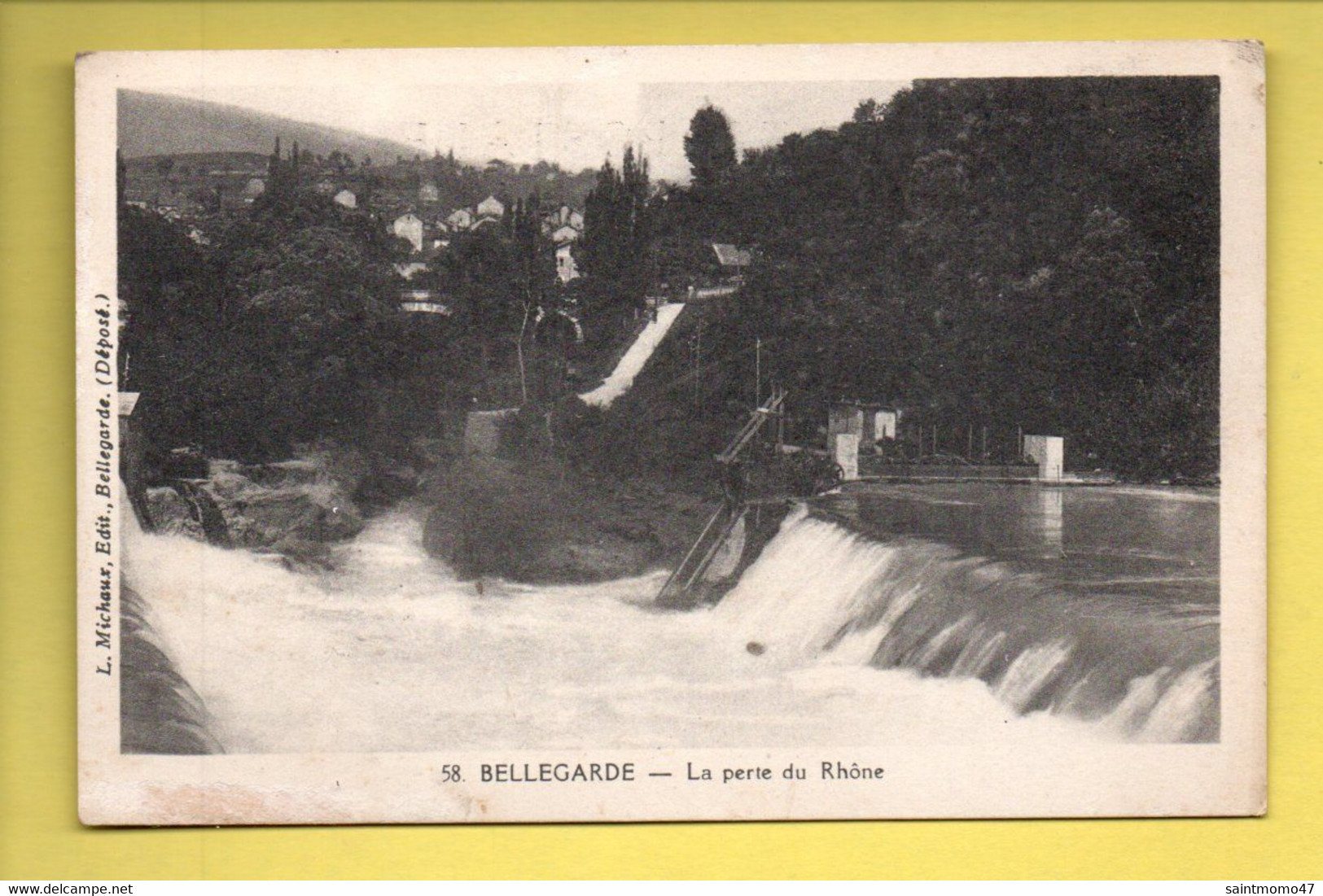 01 - BELLEGARDE . LA PERTE DU RHÔNE - Réf. N°11743 - - Bellegarde-sur-Valserine