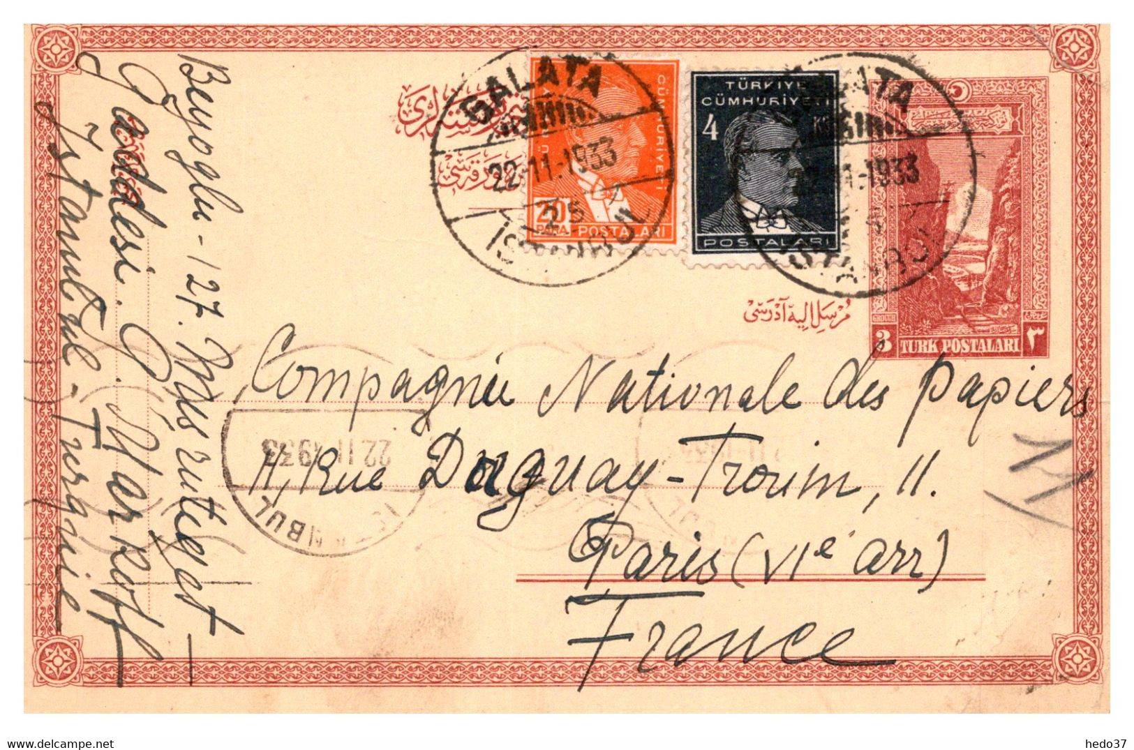 Turquie - Entiers Postaux - Postal Stationery