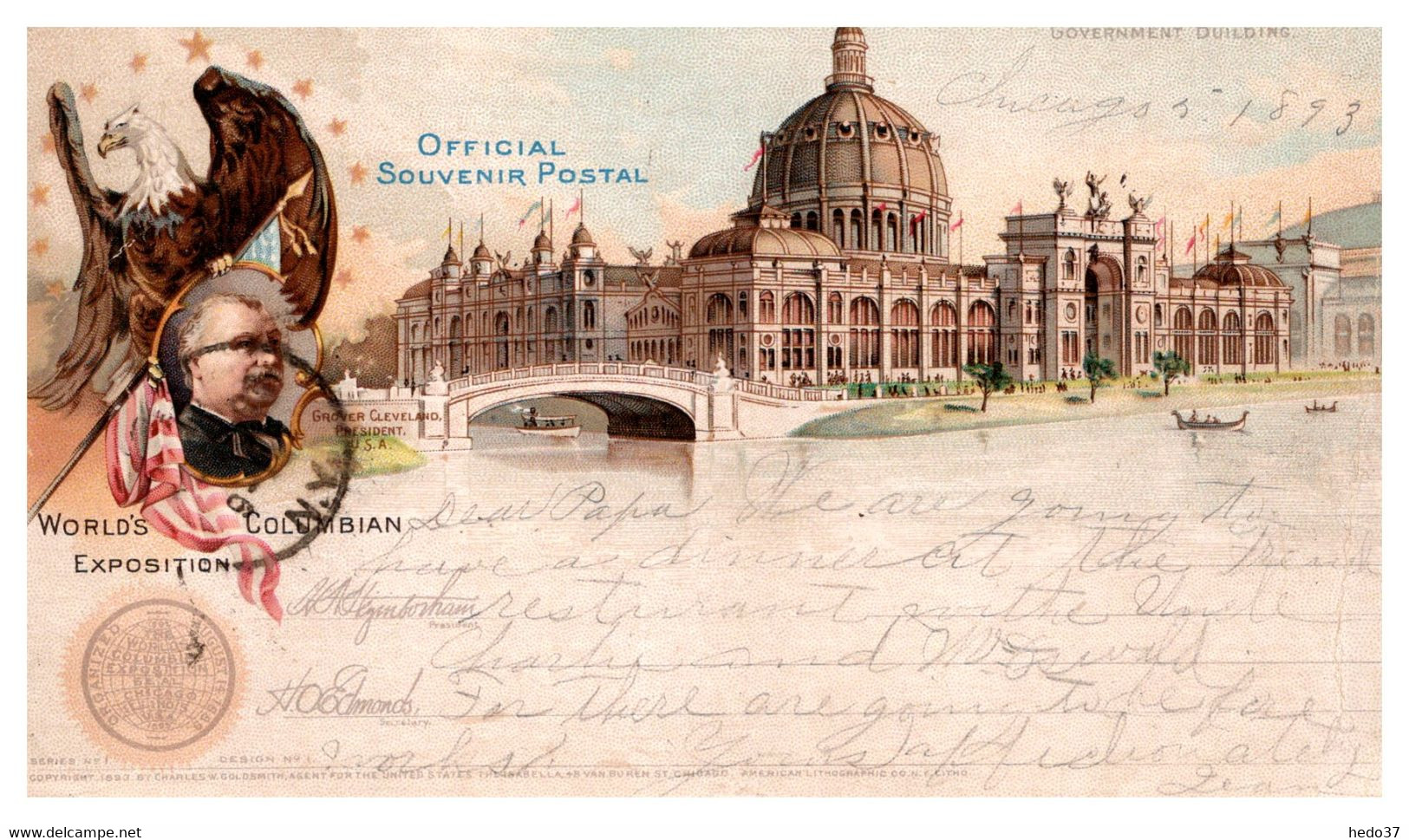 Etats Unis - Entiers Postaux - World's Columbian Exposition - TB - ...-1900