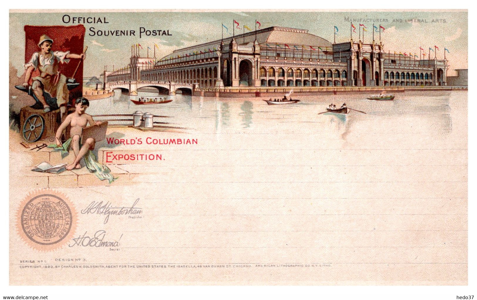 Etats Unis - Entiers Postaux - World's Columbian Exposition - TB - ...-1900