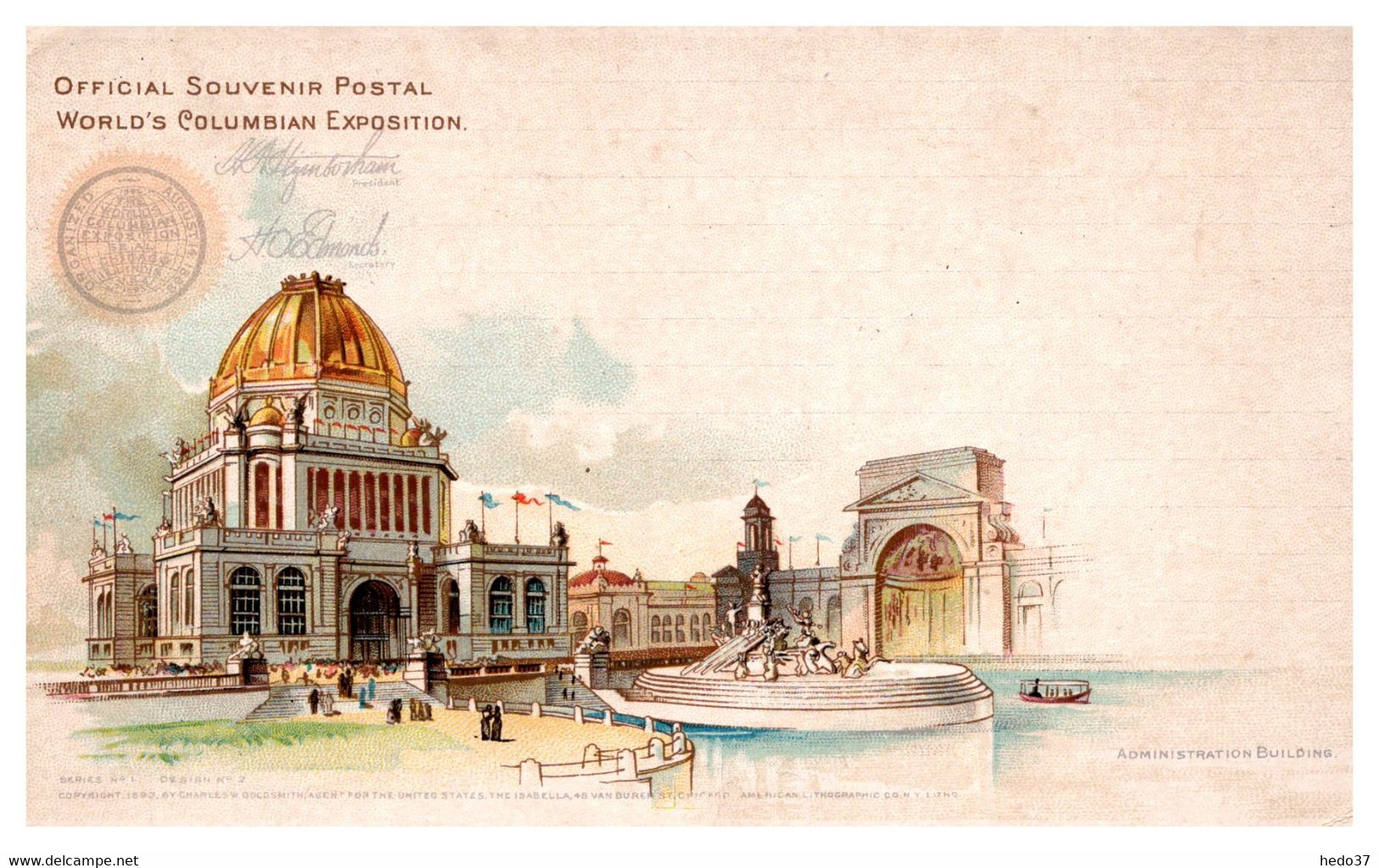 Etats Unis - Entiers Postaux - World's Columbian Exposition - TB - ...-1900