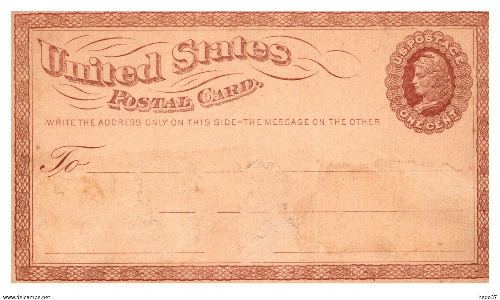 Etats Unis - Entiers Postaux - ...-1900