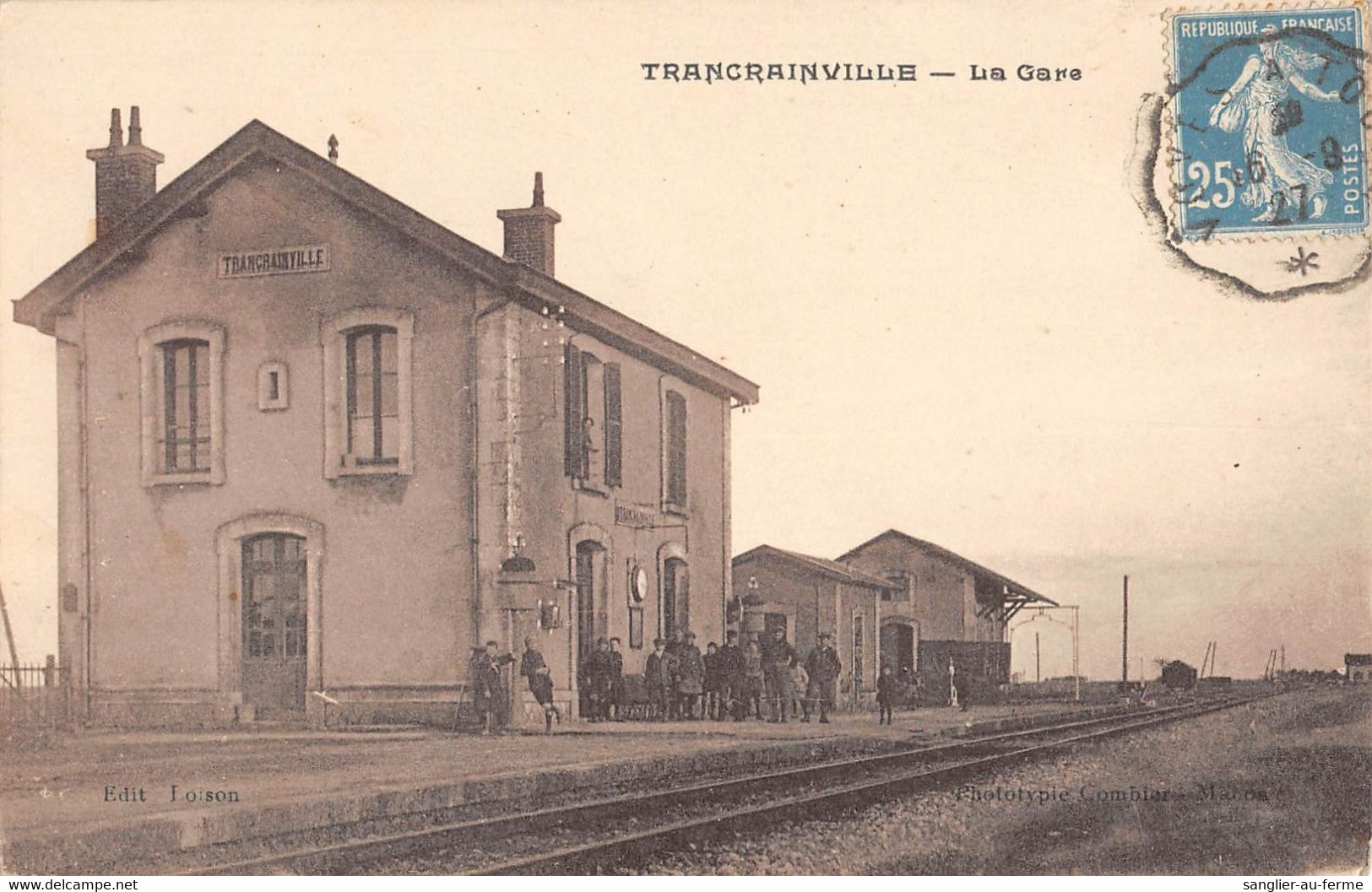 CPA 28 TRANCRAINVILLE LA GARE - Other & Unclassified