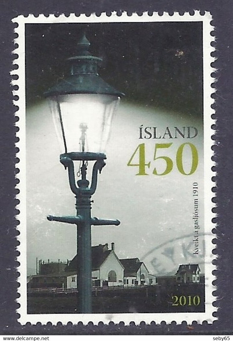 Iceland / Island / Islanda - 2010 Street Lamp, Lampe, Reykjavic's First Gas Lights, Houses, Maisons, Used - Usati