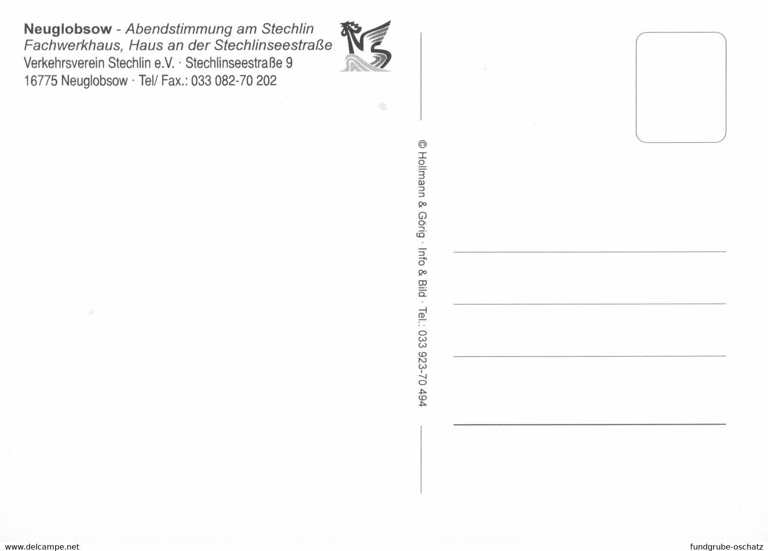 AK Stechlin OT Neuglobsow Abendstimmung Am Stechlin Fachwerkhaus Haus An Der Stechlinseestraße - Neuglobsow