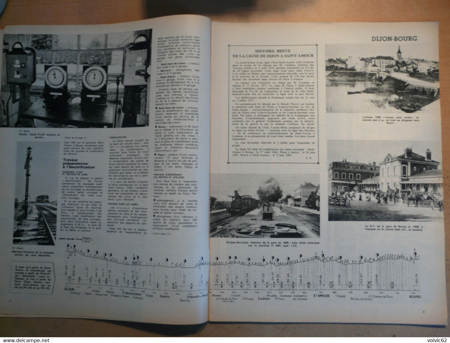 Vie Du Rail 1085 1967 Louhans Dijon Dun Doulcon Saint Mihiel Bourg Coligny St Jean De Losne Saint Amour Roche Yon Chine - Trains