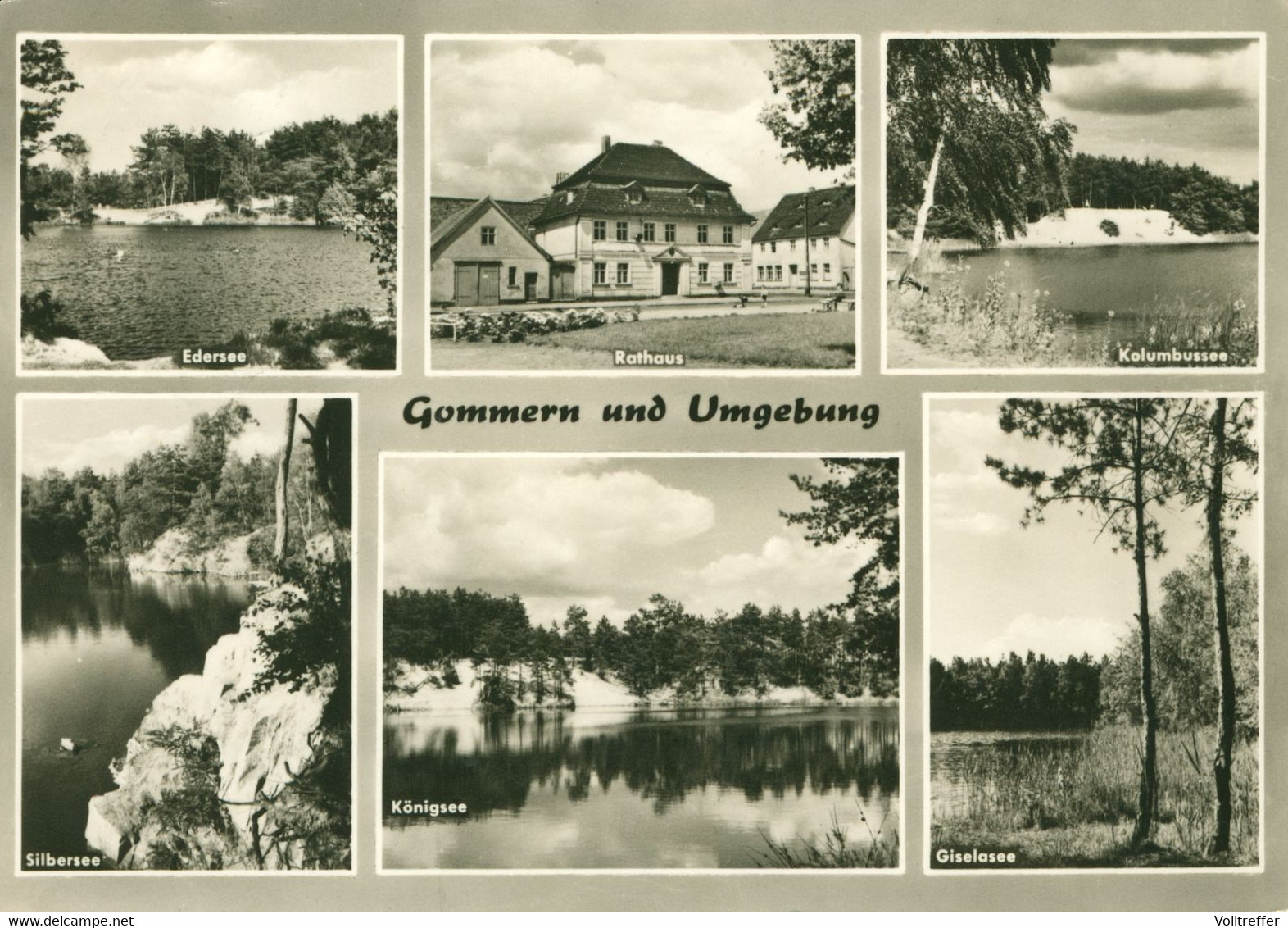 DDR Mehrbild AK Gommern Jerichower Land Ua. Mit Rathaus - Gommern