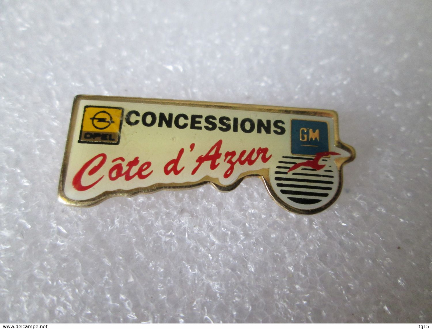 PIN'S    OPEL   GM   CONCESSIONS  CÔTE D'AZUR - Opel