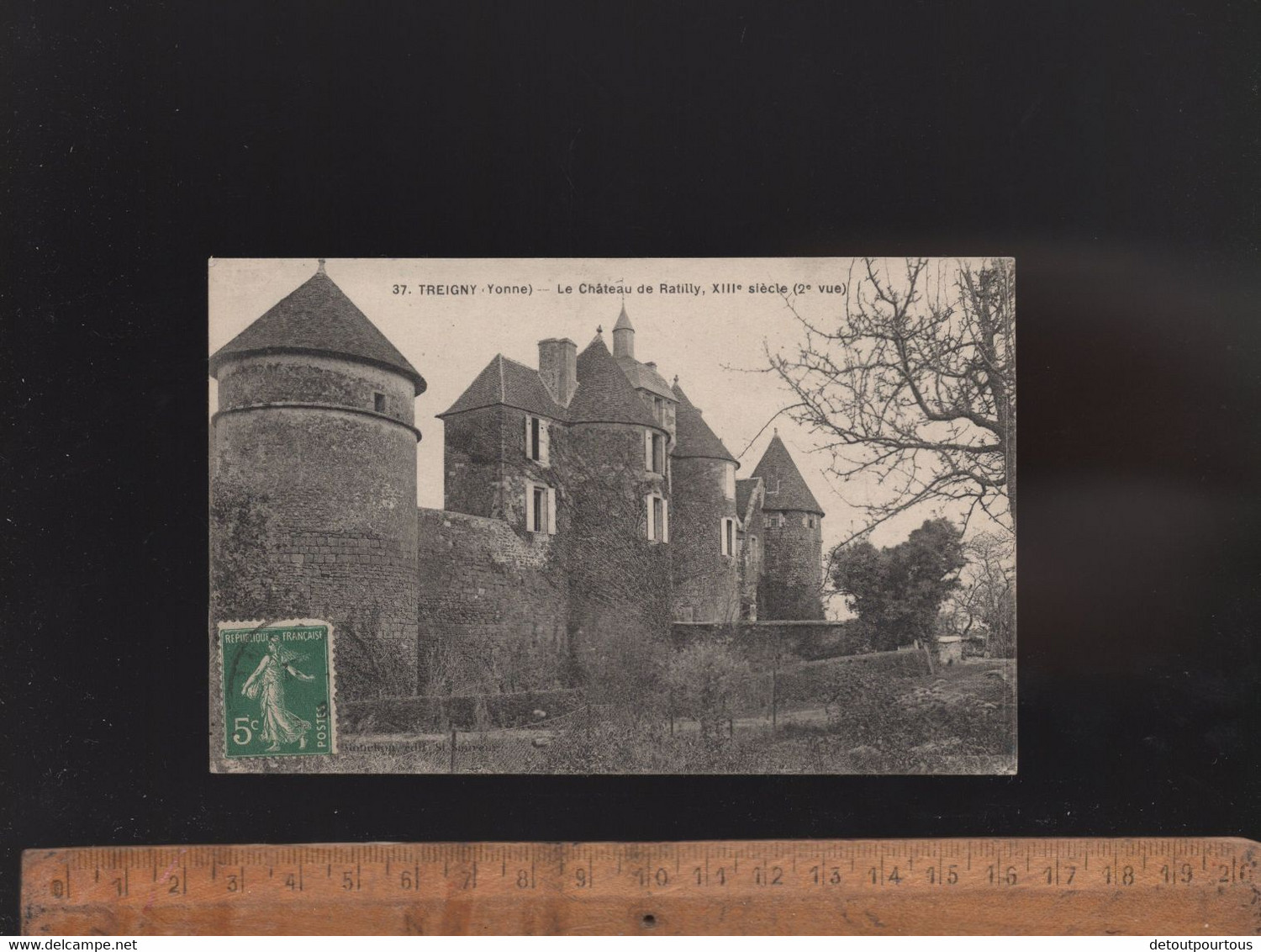 TREIGNY Yonne 89 : Le Chateau De Ratilly  1922 - Treigny
