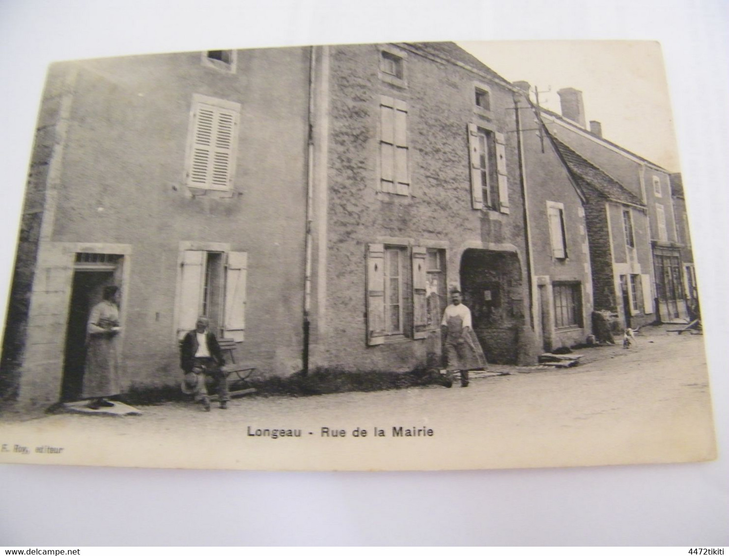 CPA - Longeau (52) - Rue De La Mairie - 1910 -  SUP  (FD 55) - Le Vallinot Longeau Percey