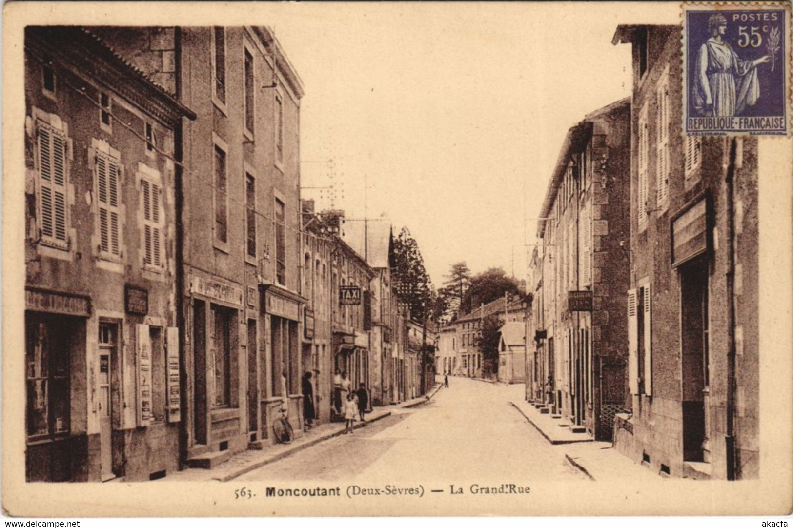 CPA MONCOUTANT La Grand'Rue (1141447) - Moncoutant