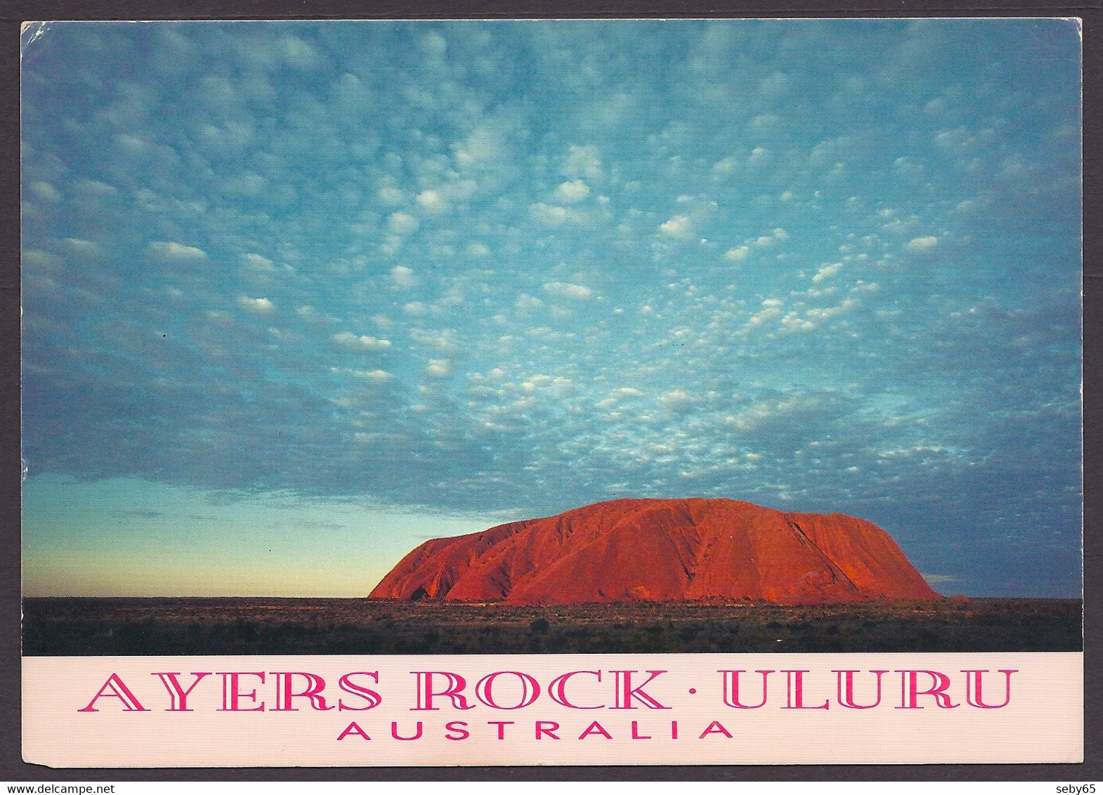 Australia - Ayers Rock, Uluru At Sunset, National Park, NT - Uluru & The Olgas