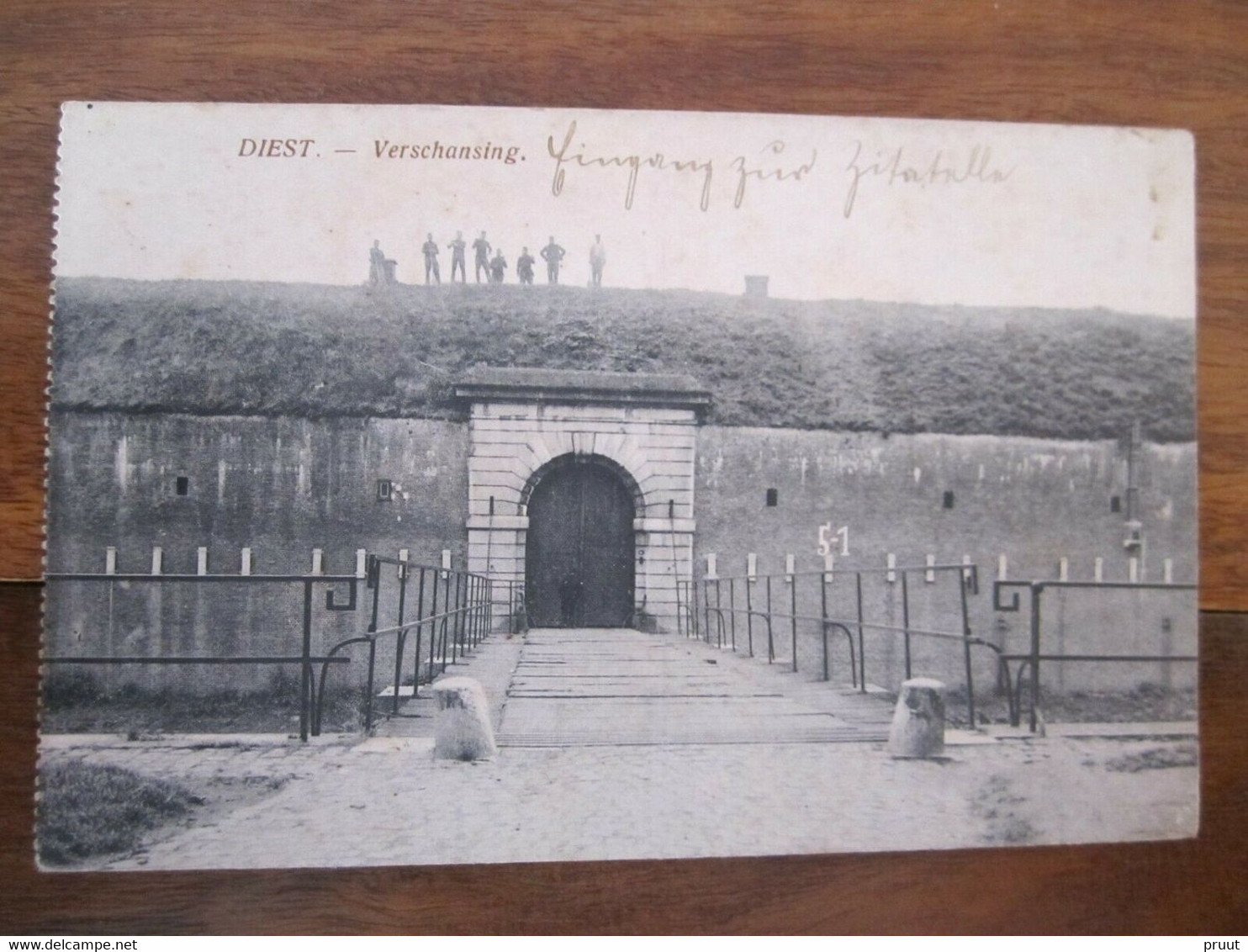 Diest Verschansing - Feldpost Zivilgefangenenlager 1917 ZELDZAME UITGAVE WW 1 - Diest
