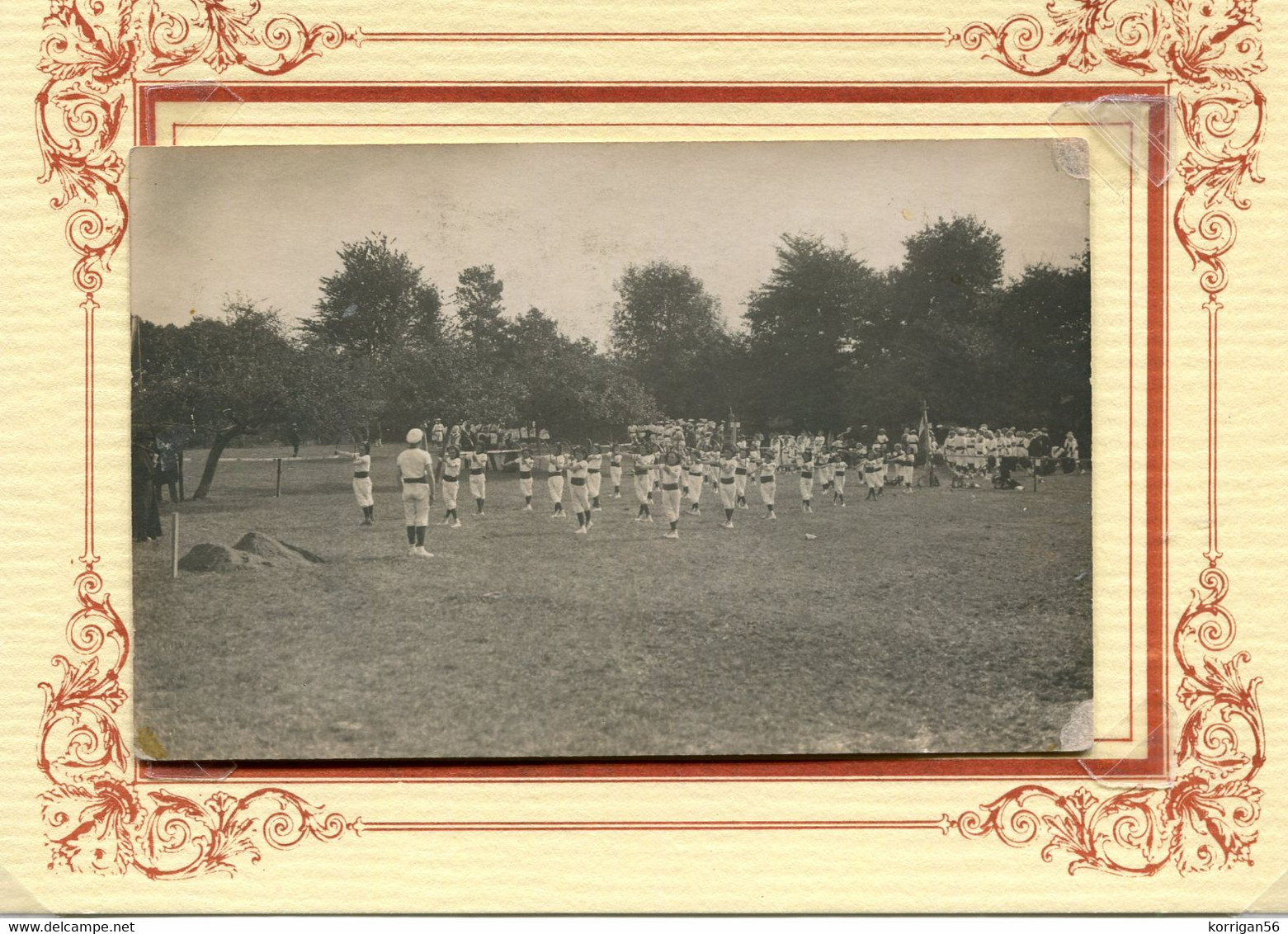 LOCMINE *** FETES DE GYMNASTIQUE EN 1911  *** CARTE PHOTO *** - Locmine