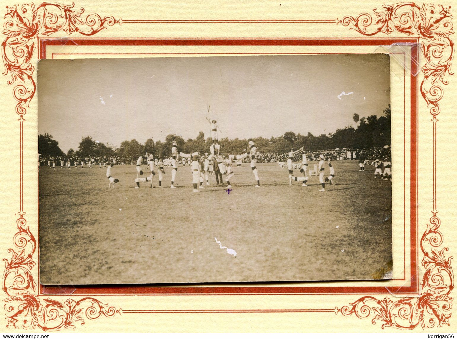 LOCMINE *** FETES DE GYMNASTIQUE EN 1911  *** CARTE PHOTO *** - Locmine