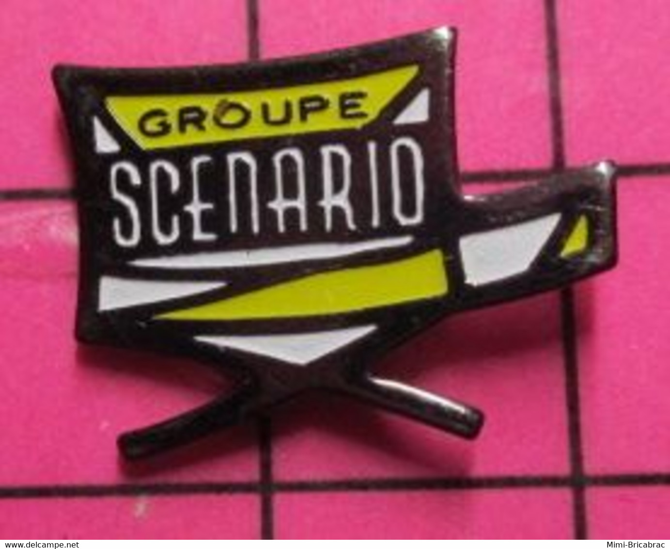 521 Pin's Pins / Beau Et Rare / THEME : CINEMA / FAUTEUIL EN TOILE GROUPE SCENARIO - Cinema