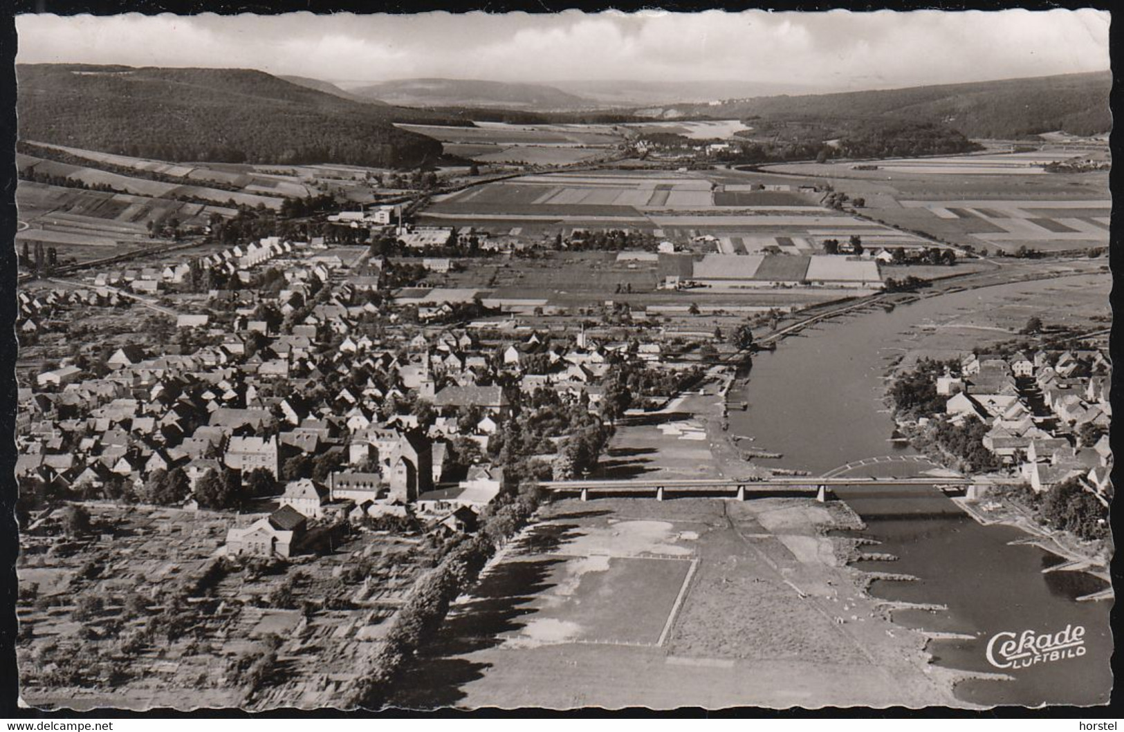 D-37688 Beverungen - Weser - Brücke - Cekade Luftbild - Aerial View - Nice Stamp - Beverungen