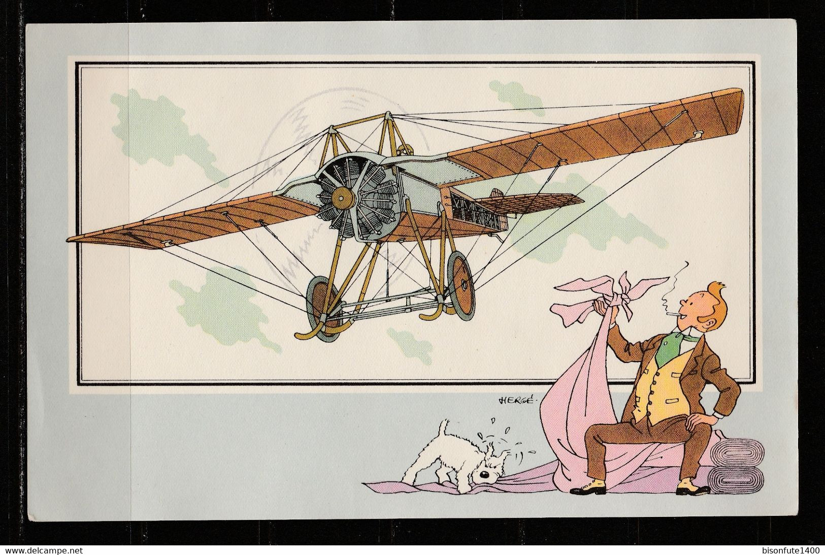 TINTIN / Chromo "Voir Et Savoir" Par Hergé : Aviation Origine à 1914 : N° 43 - Editions Du LOMBARD - Other & Unclassified