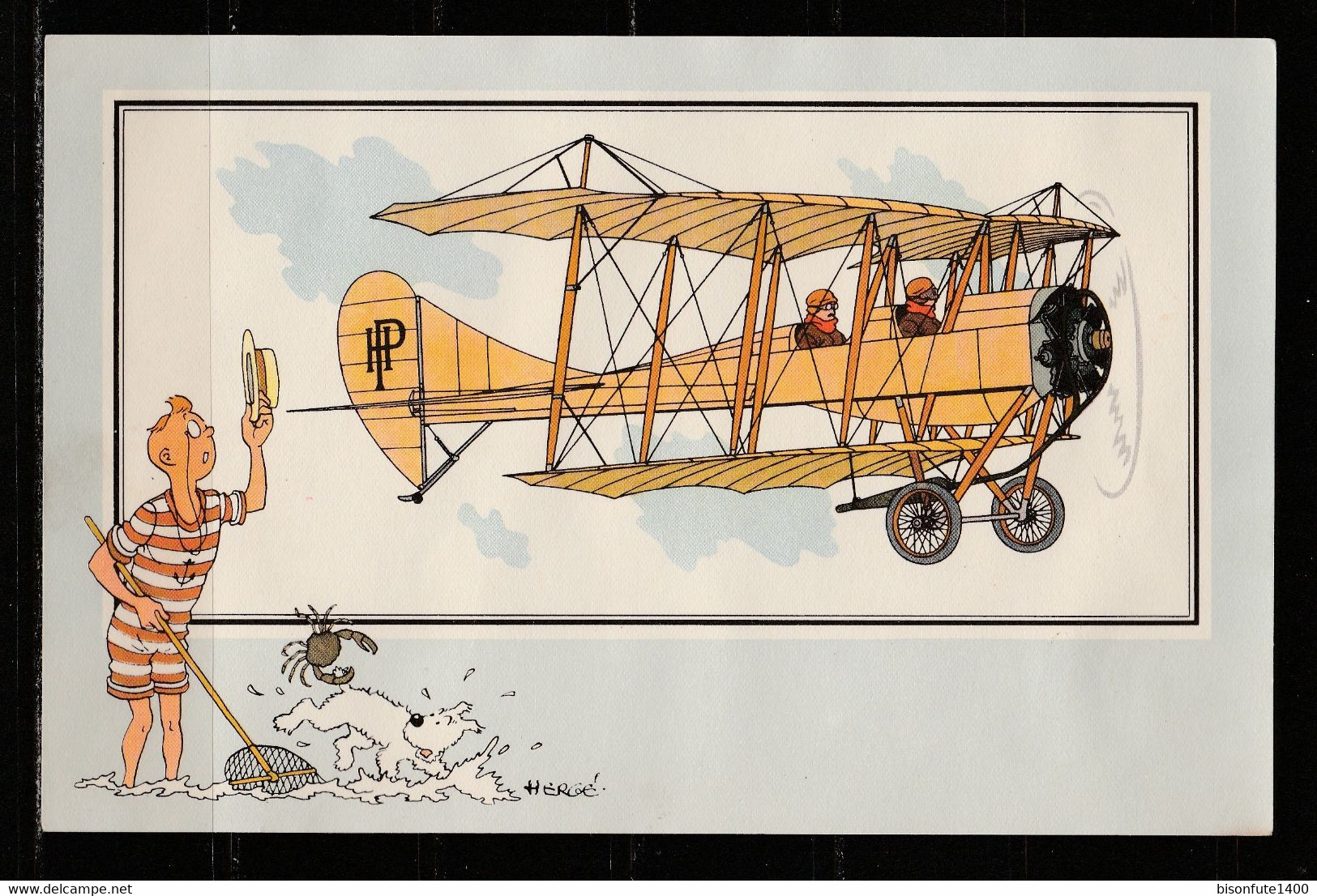 TINTIN / Chromo "Voir Et Savoir" Par Hergé : Aviation Origine à 1914 : N° 51 - Editions Du LOMBARD - Autres & Non Classés